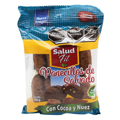 Panecillo Integral Sab Cocoa Y Nuez 100 G (SALUD FIT)