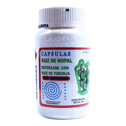 Raiz De Nopal Y  Raiz De Toronja 45 Cápsulas (GN + VIDA)
