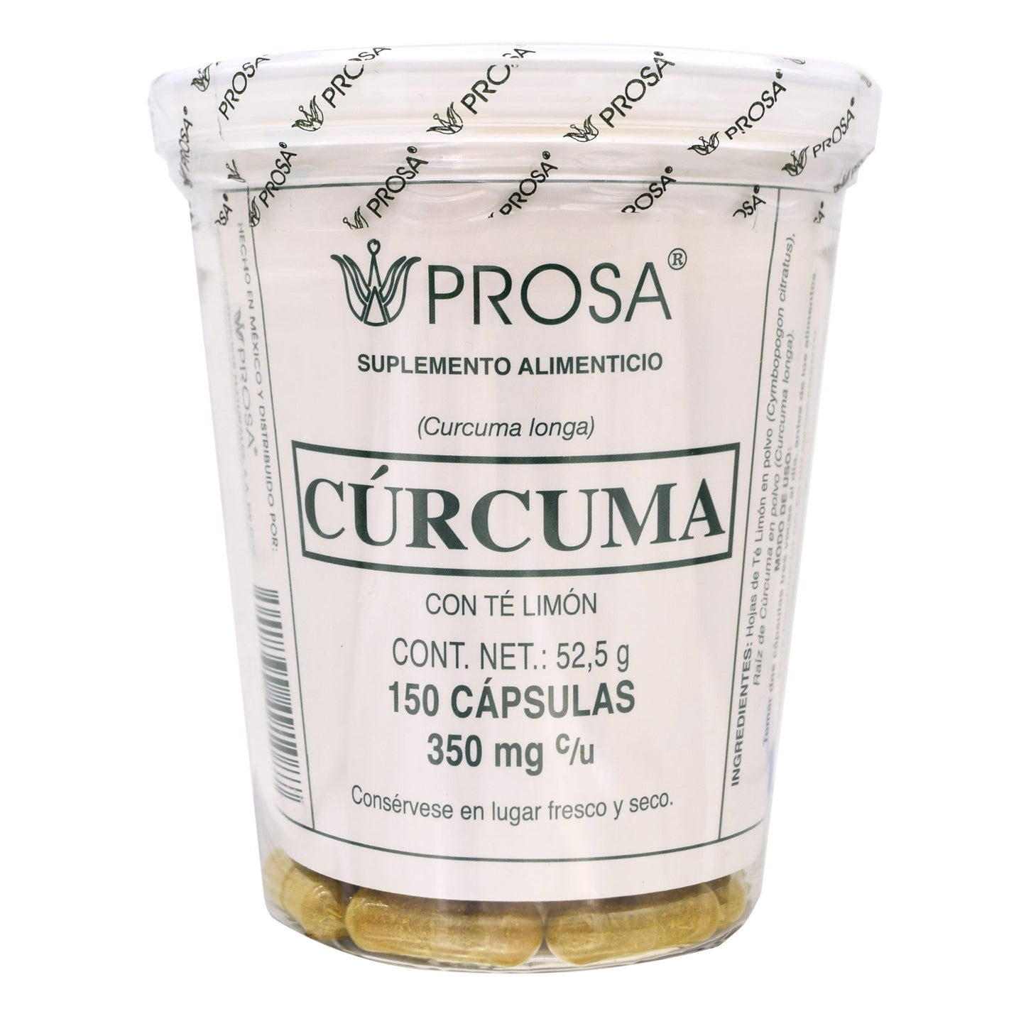 Curcuma 150 Cápsulas (PROSA)