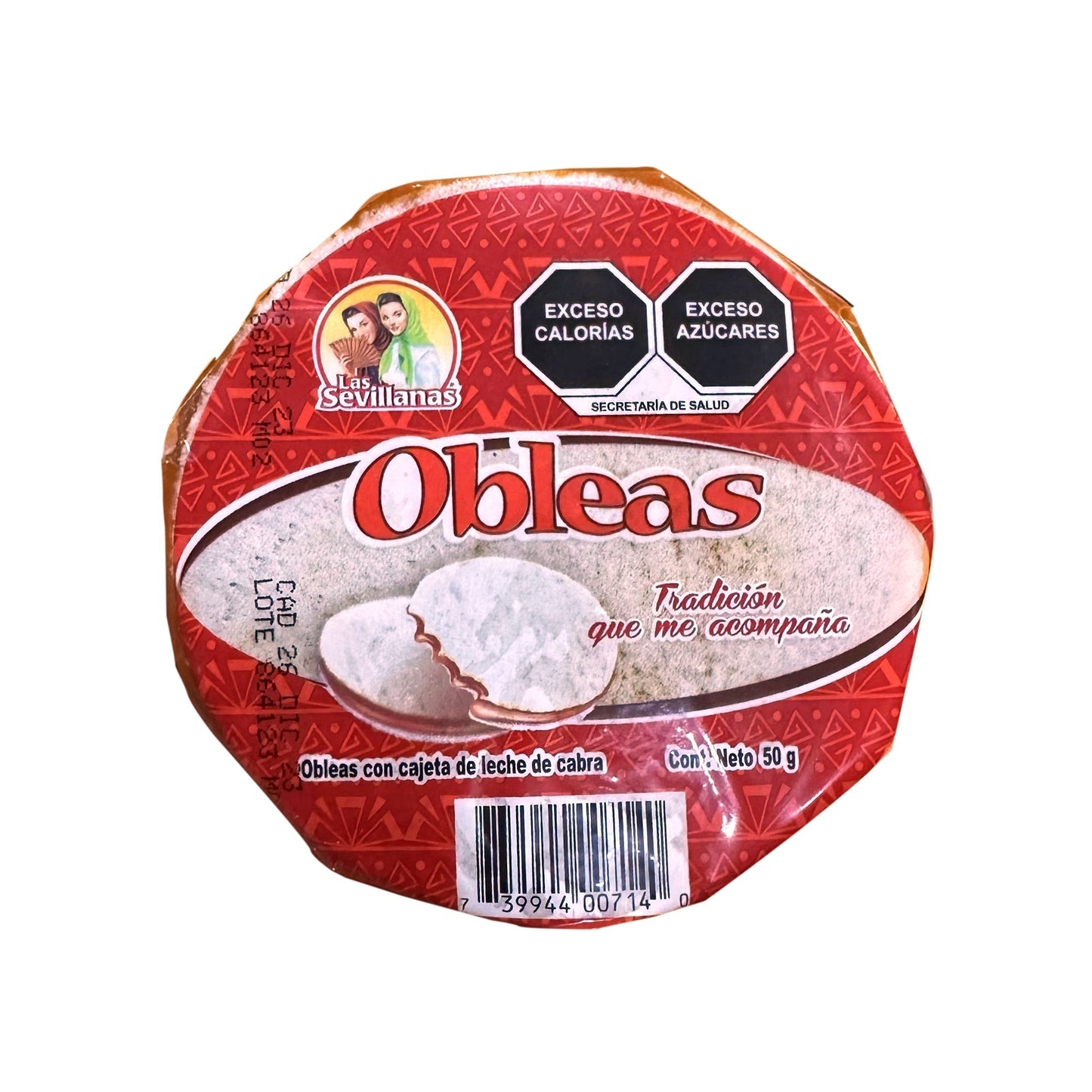 Obleas 50 G (Paquete 20) (LAS SEVILLANAS)