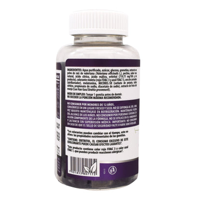 Gomitas Valeriana Melatonina Sab Uva 30 Gomitas (NATURAL HEALTH)