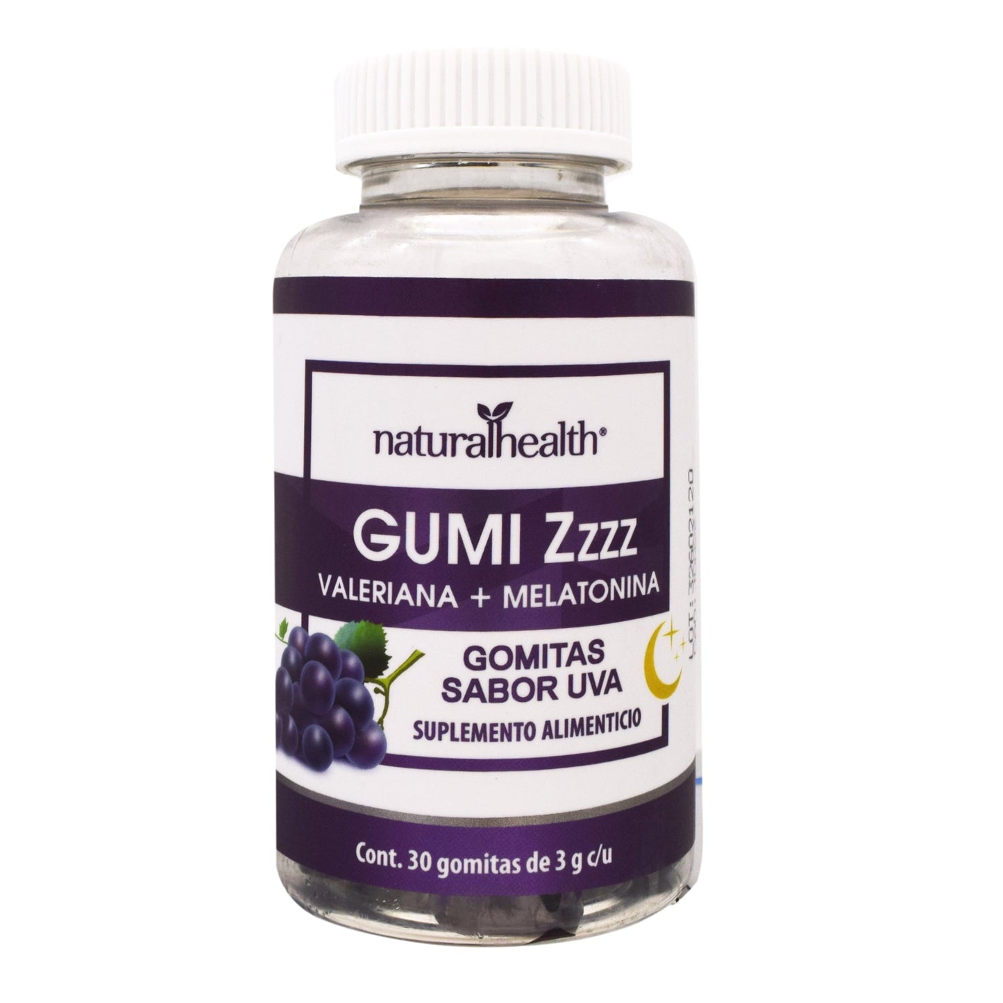 Gomitas Valeriana Melatonina Sab Uva 30 Gomitas (NATURAL HEALTH)