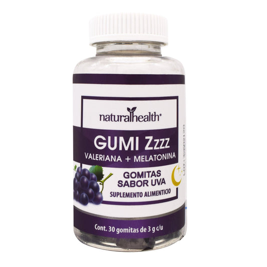 Gomitas Valeriana Melatonina Sab Uva 30 Gomitas (NATURAL HEALTH)