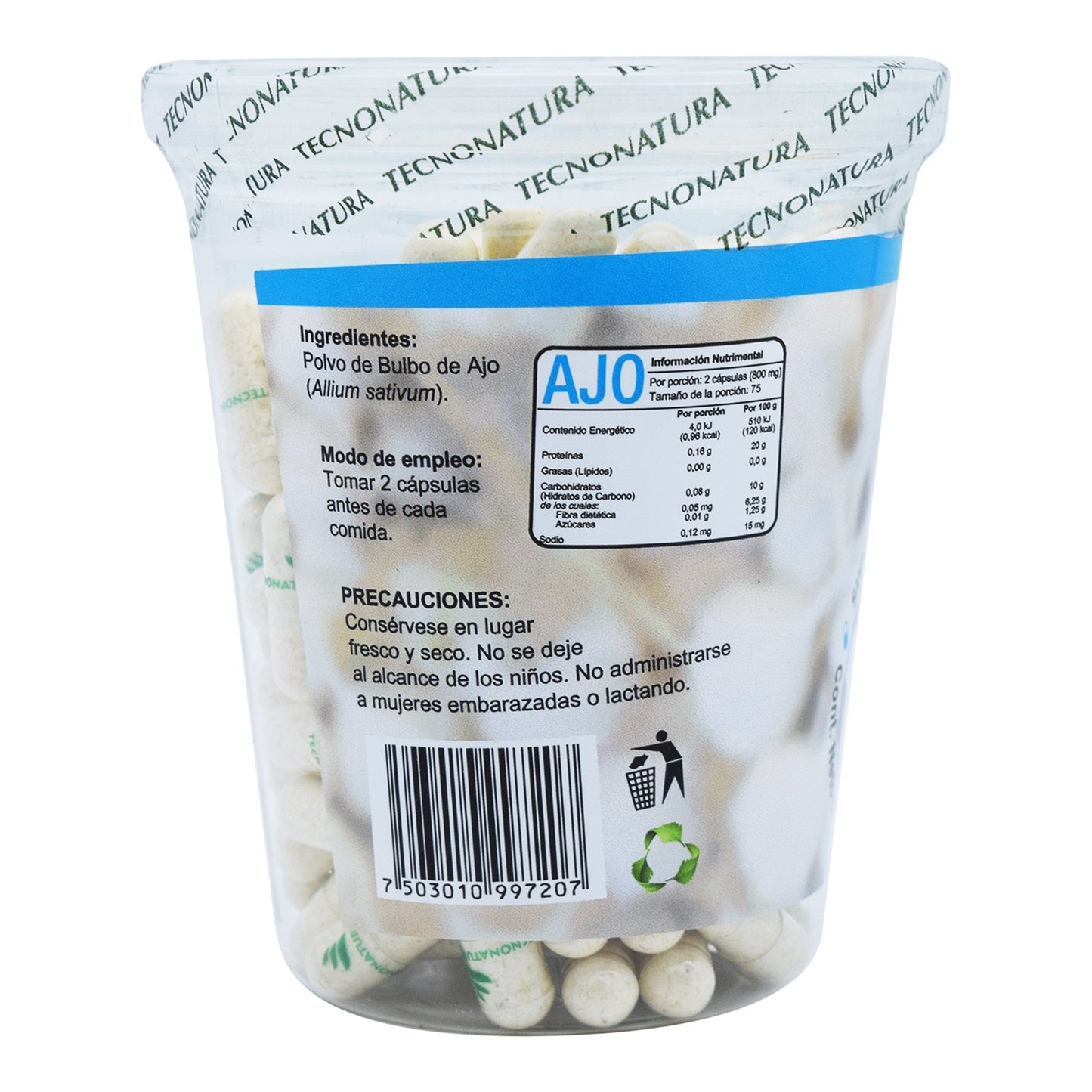 Ajo  150 Cápsulas (TECNONATURA)