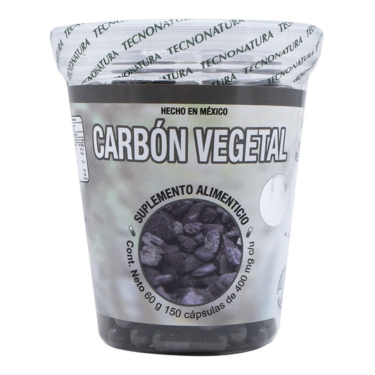 Carbon Vegetal 150 Cápsulas (TECNONATURA)