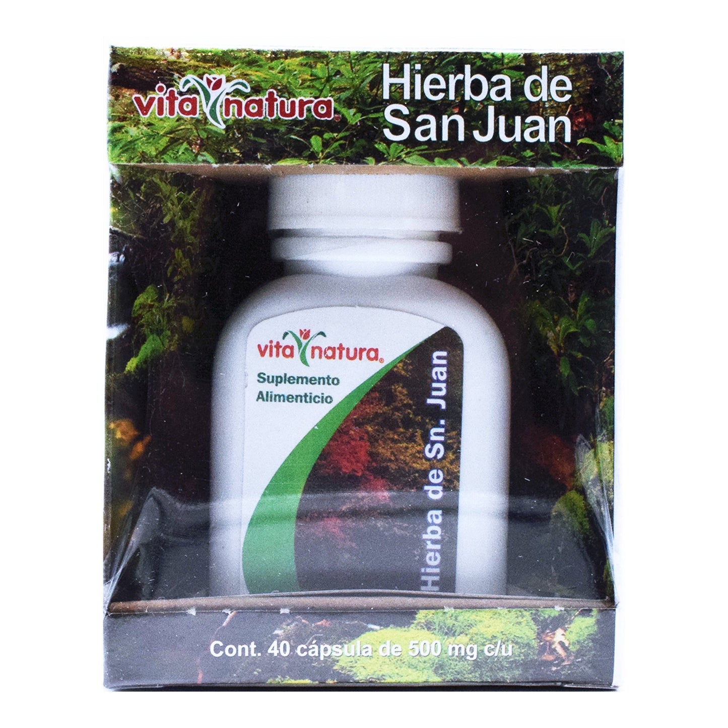 Hierba De San Juan 40 Cápsulas (VITA NATURA)