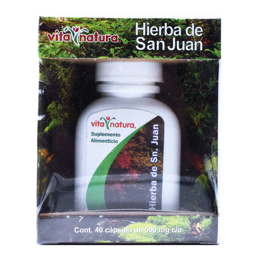 Hierba De San Juan 40 Cápsulas (VITA NATURA)