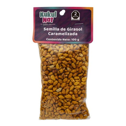 Semilla De Girasol Caramelizada 100 G (KUKUL NAT)