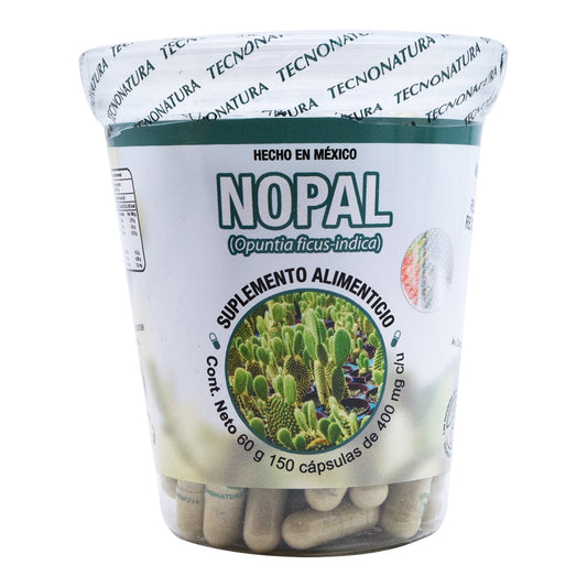Nopal 150 Cápsulas (TECNONATURA)
