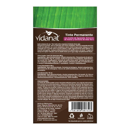 Tinte Castaí±o Caoba 60 G (VIDANAT)