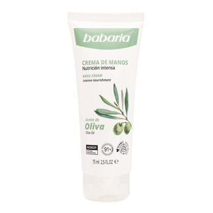 Crema Para Manos Aceite De Oliva 75 Mililitros (BABARIA)