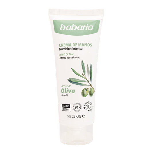 Crema Para Manos Aceite De Oliva 75 Mililitros (BABARIA)