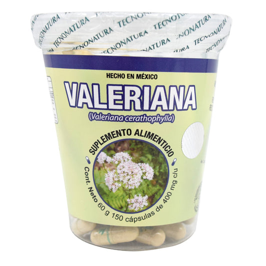 Valeriana 150 Cápsulas (TECNONATURA)
