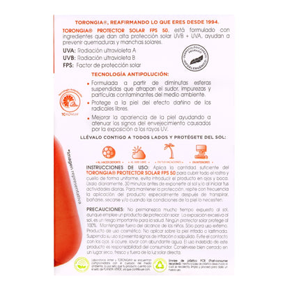 Protector Solar 50 Fps 15 G (TORONGIA)