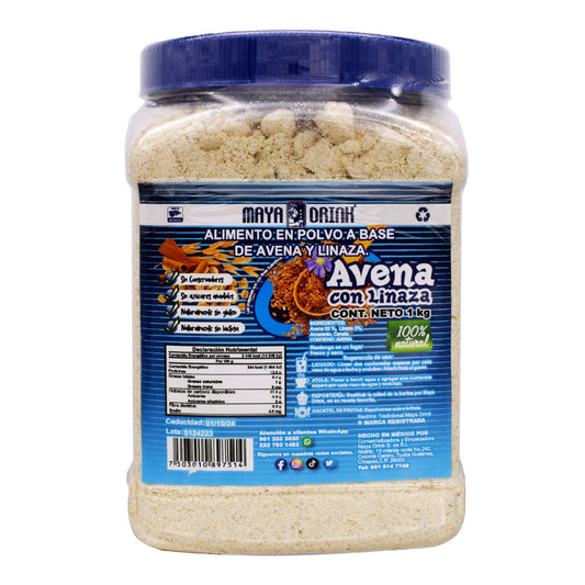 Avena Con Linaza 1 Kg (MAYA DRINK)
