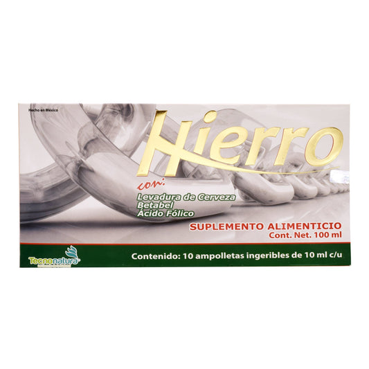 Hierro Amp 10 Mililitros (TECNONATURA)