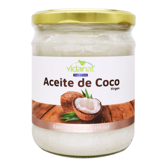 Aceite De Coco 420 Mililitros (VIDANAT/ALIMENTOS)