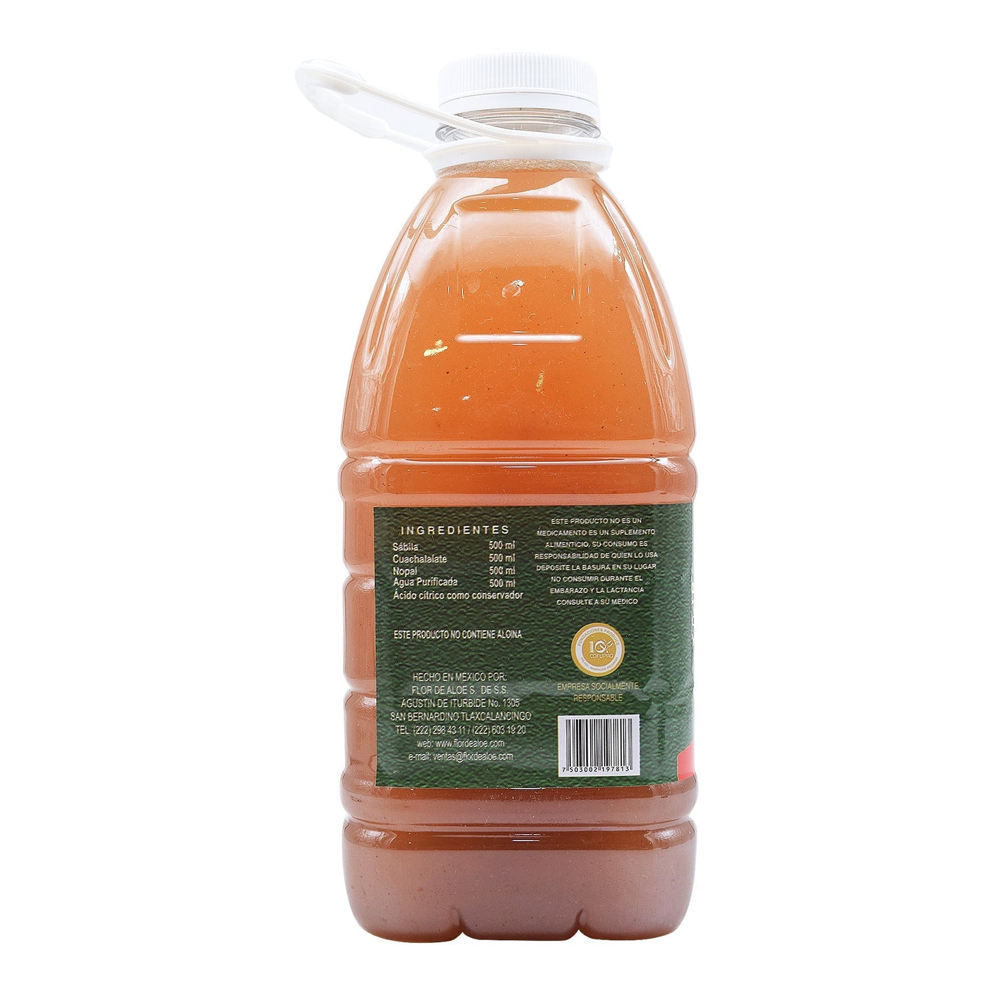 Bebida De Sabila Cuachalalate Nopal 2 L (FLOR DE ALOE)