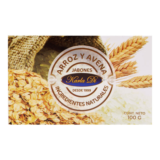 Jabon Arroz Avena 100 G (KARLA DI NATURALS)