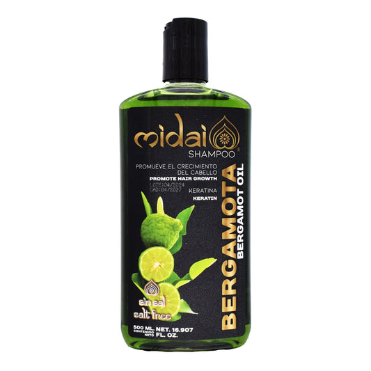 Shampoo Bergamota Y Keratina 500 Mililitros (MIDAI)