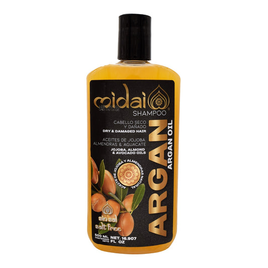 Shampoo Aceite De Argan Almendra Y Aguacate 500 Mililitros (MIDAI)