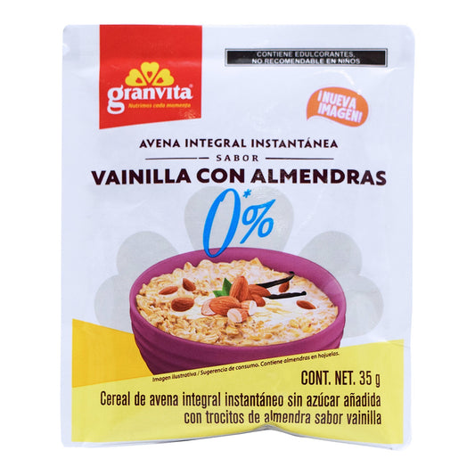 Avena Instantanea Almendras 35 G (GRANVITA)