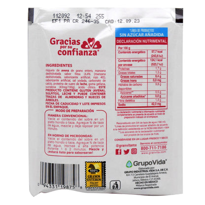 Avena Instantanea Fresas 35 G (GRANVITA)
