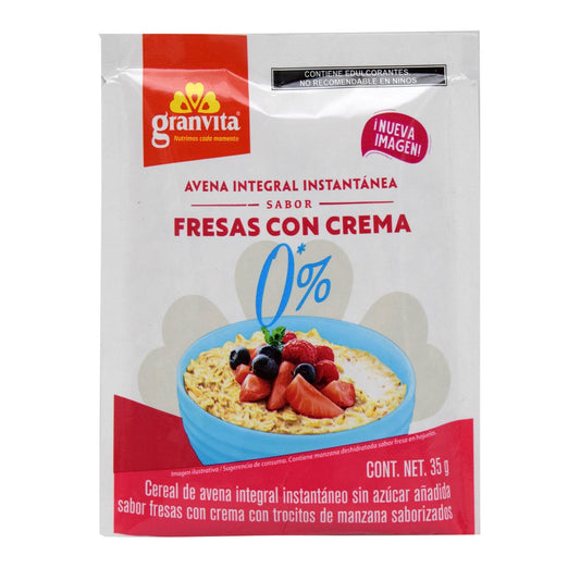 Avena Instantanea Fresas 35 G (GRANVITA)