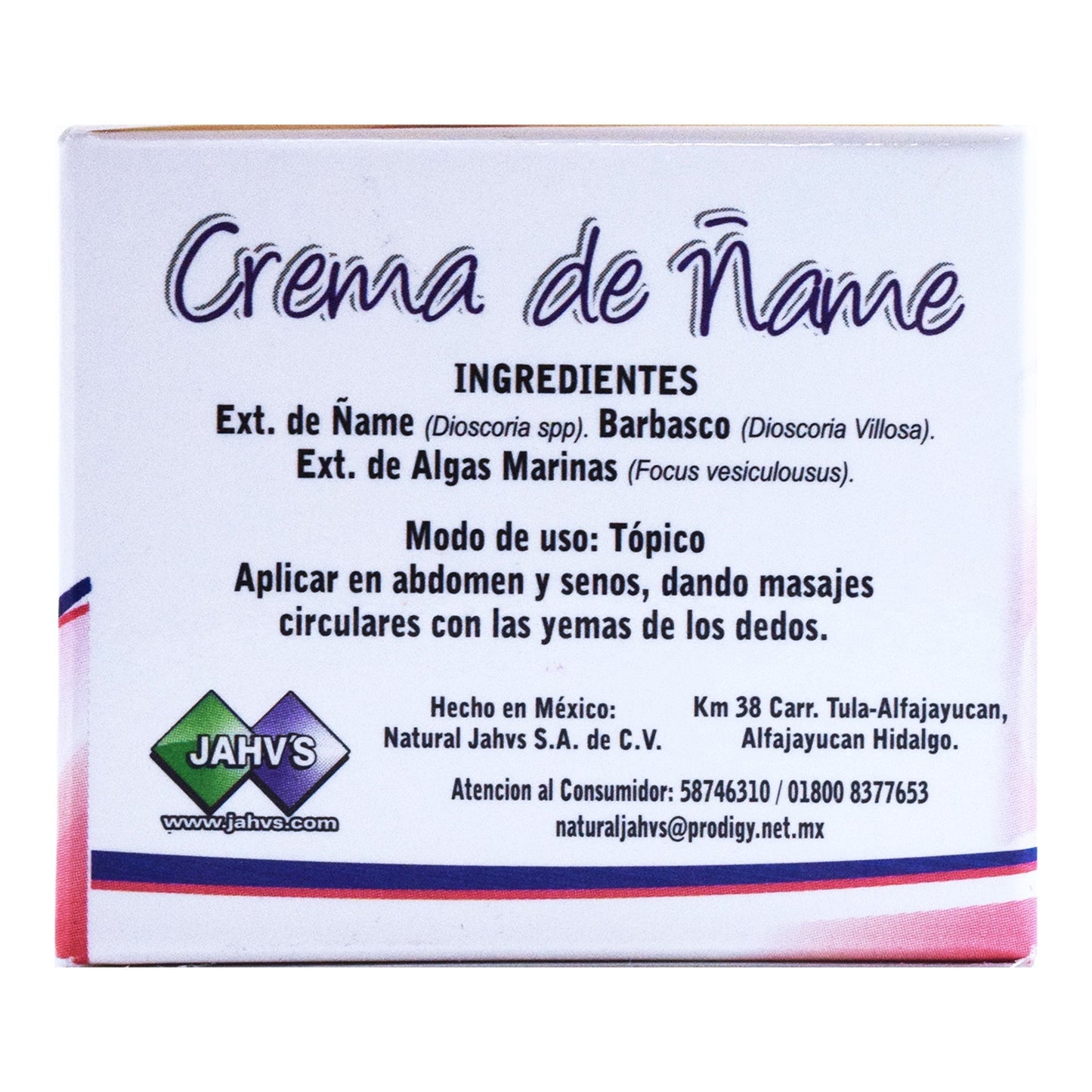 Crema De í±ame 60 G (NATURAL JAHVS)