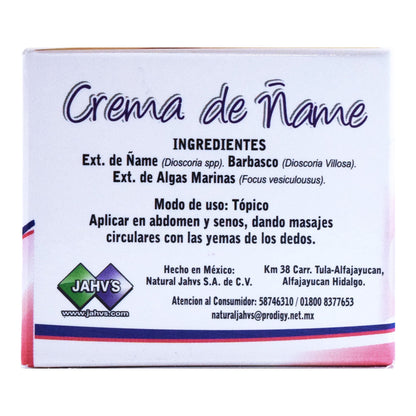 Crema De í±ame 60 G (NATURAL JAHVS)