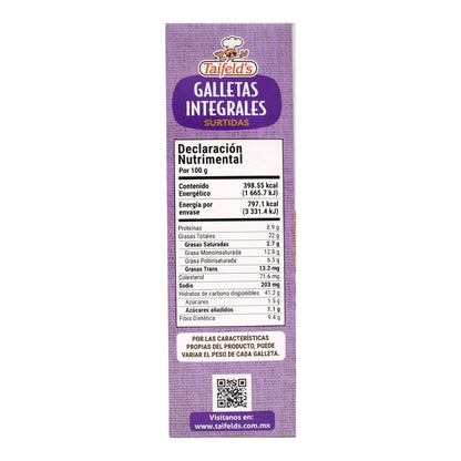 Galletas Integrales Surtidas  200 G (TAIFELDS)