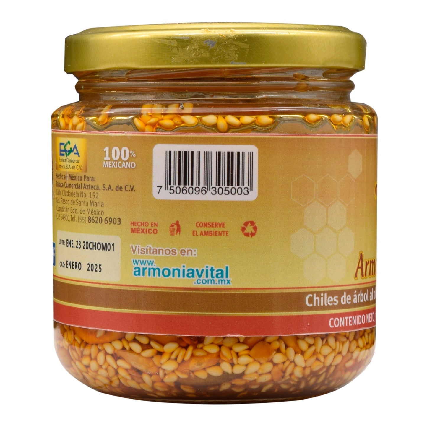 Chiles De Arbol Al Olivo 175 G (ARMONIA VITAL)