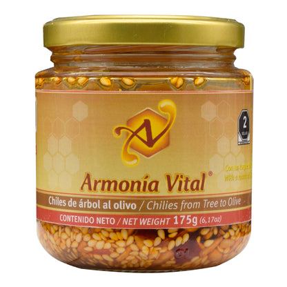 Chiles De Arbol Al Olivo 175 G (ARMONIA VITAL)