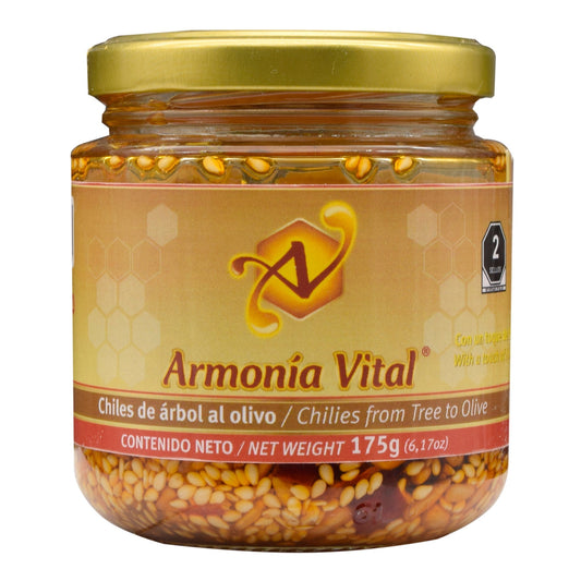 Chiles De Arbol Al Olivo 175 G (ARMONIA VITAL)