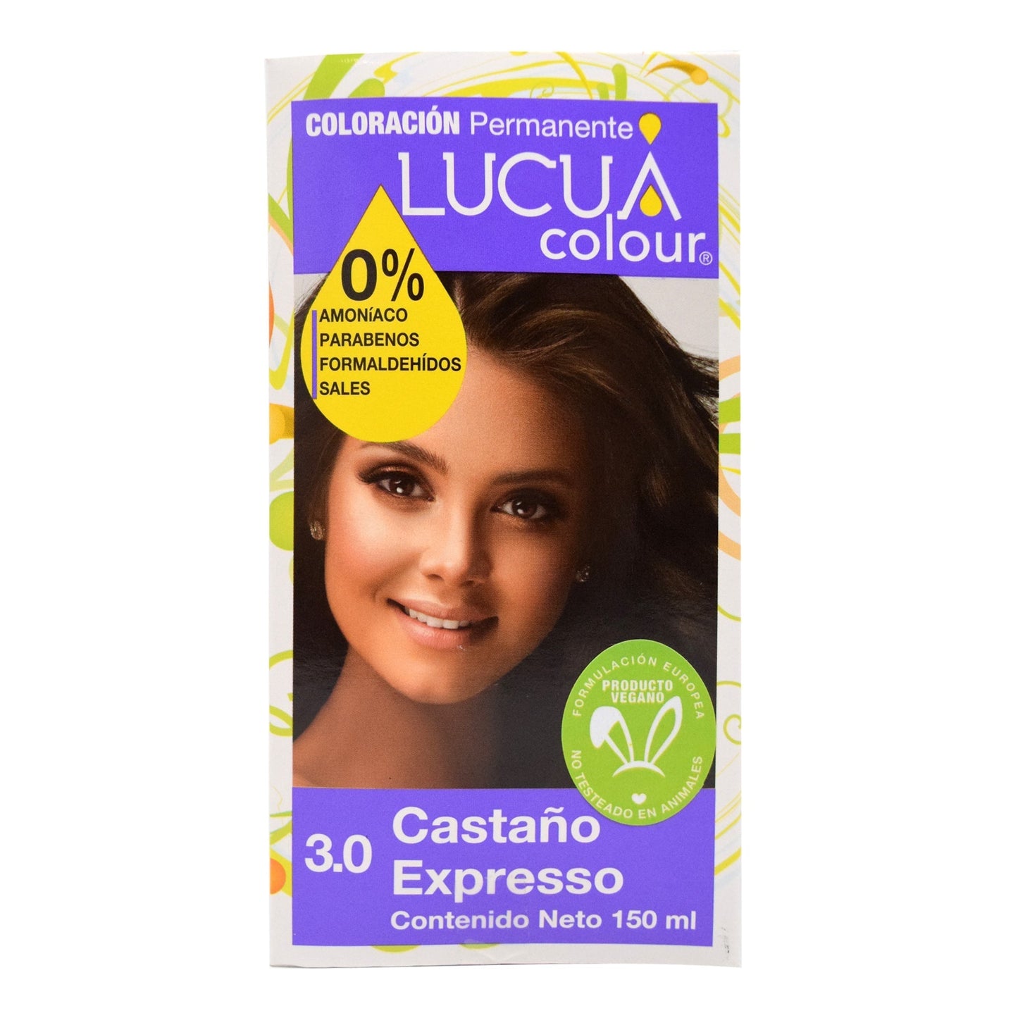 Tinte Castaí±o Expresso 150 Mililitros (LUCUA COLOUR)