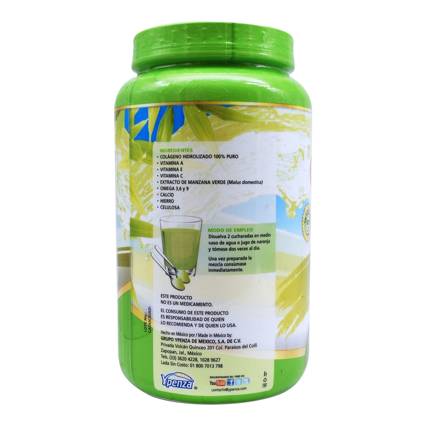 Colageno Hidrolizado Sab Manzana 1100 G (YPENZA)