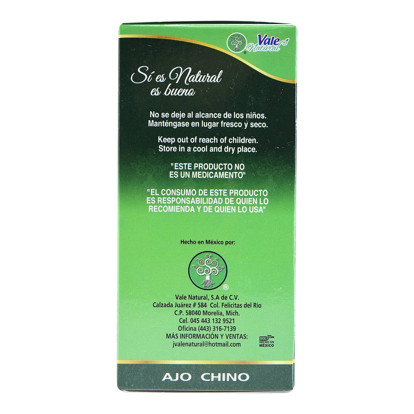 Ajo Chino 100 Tabletas (VALE NATURAL)