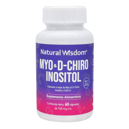 Myo D Chiro Inositol 60 Cápsulas (NATURAL WISDOM)