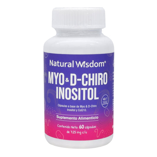 Myo D Chiro Inositol 60 Cápsulas (NATURAL WISDOM)
