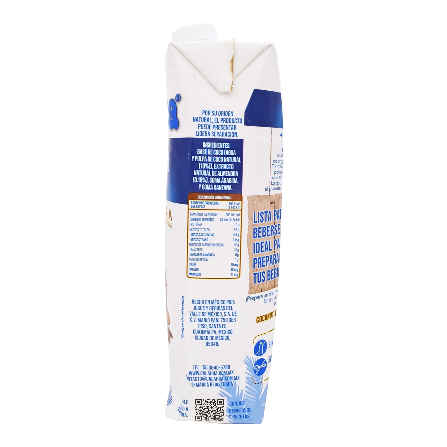 Bebida De Coco Y Almendra 1 Lt (CALAHUA)