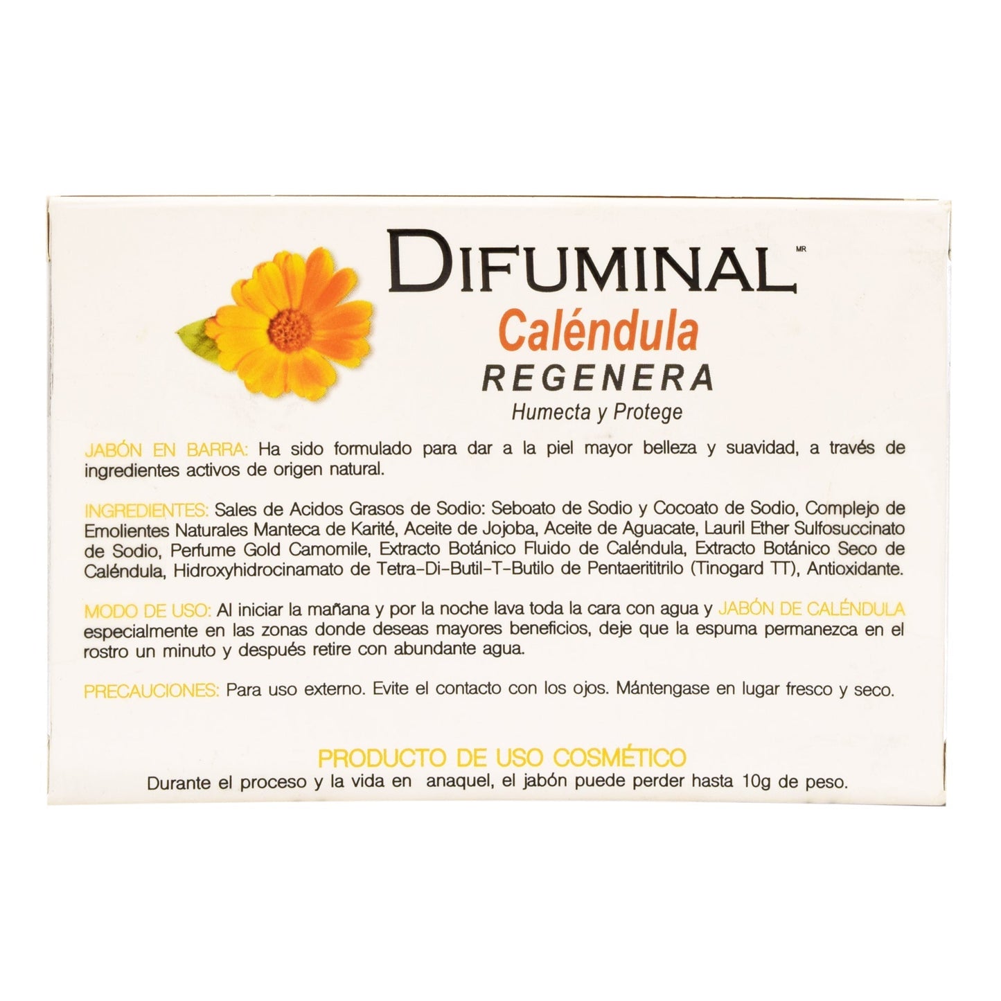 Jabon De Calendula 100 G (DIFUMINAL)