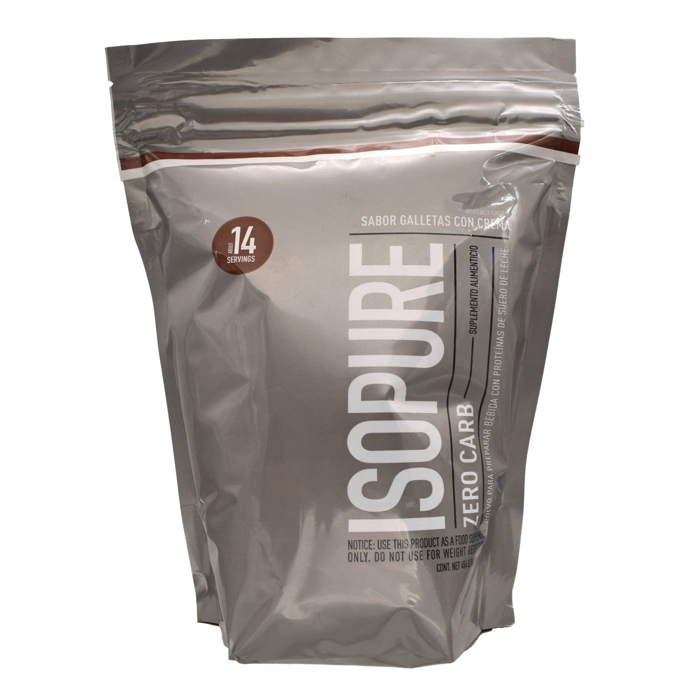 Isopure Zero Carb Cookies And Cream 454 Gr (GLANBIA)