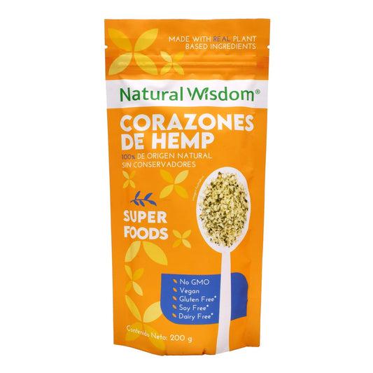 Corazones De Hemp 200 G (NATURAL WISDOM)
