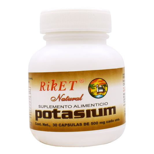 Potasio 30 Cápsulas (RIKET NATURAL)
