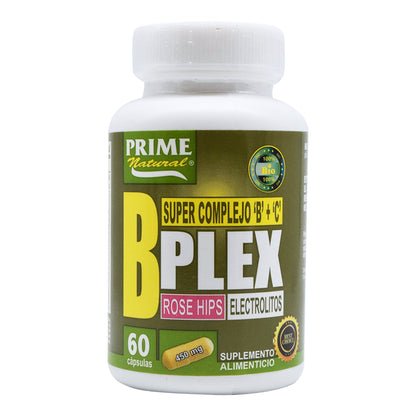 Complejo B Mas C 60 Cápsulas (PRIME NATURAL)