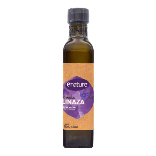 Aceite De Linaza Extra Virgen 260 Mililitros (E-NATURE)