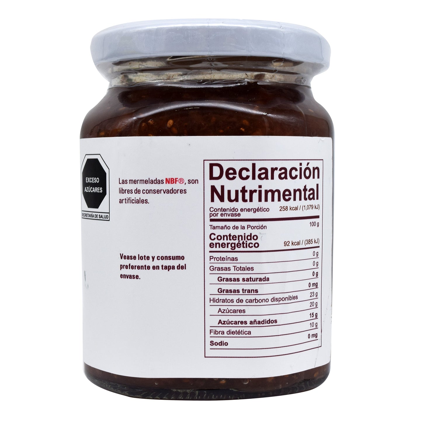 Mermelada Fresa Chia 280 G (NB FOODS)