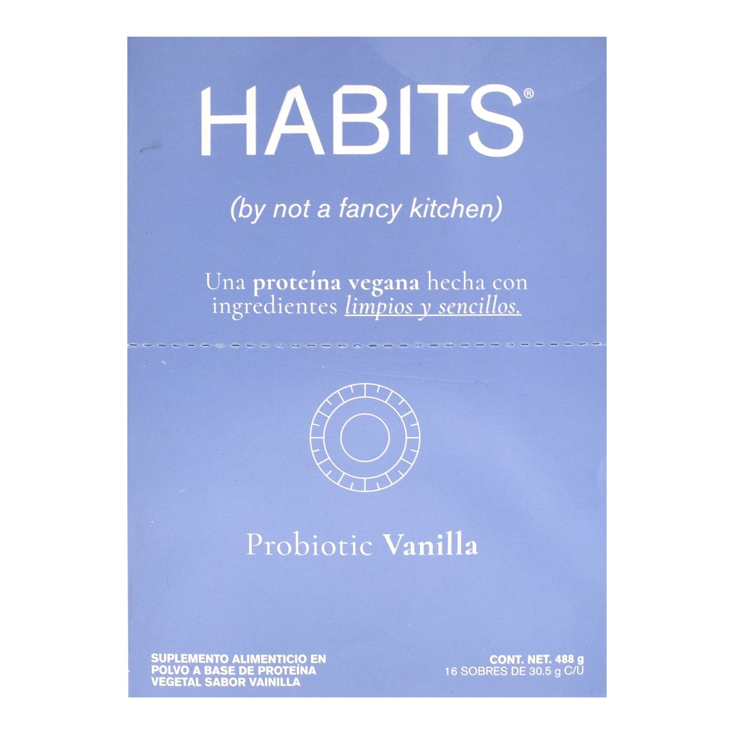 Proteina Vegetal Vainilla 30.5 G (PAQUETE 16) (HABITS)