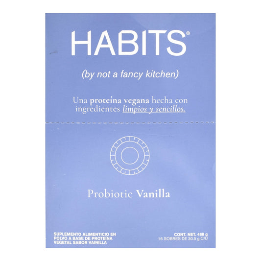 Proteina Vegetal Vainilla 30.5 G (PAQUETE 16) (HABITS)