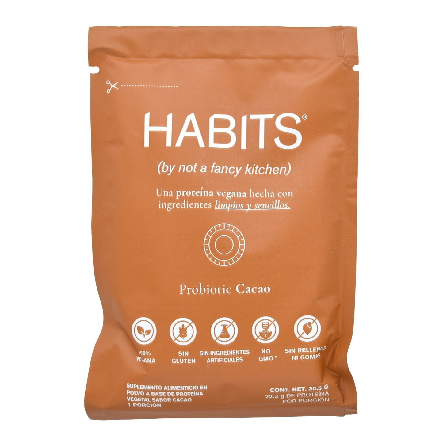 Proteina Vegetal Cacao 30.5 G (PAQUETE 16) (HABITS)